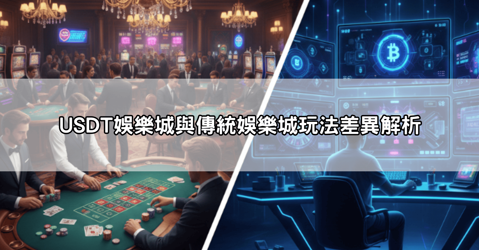 USDT娛樂城與傳統娛樂城玩法差異解析